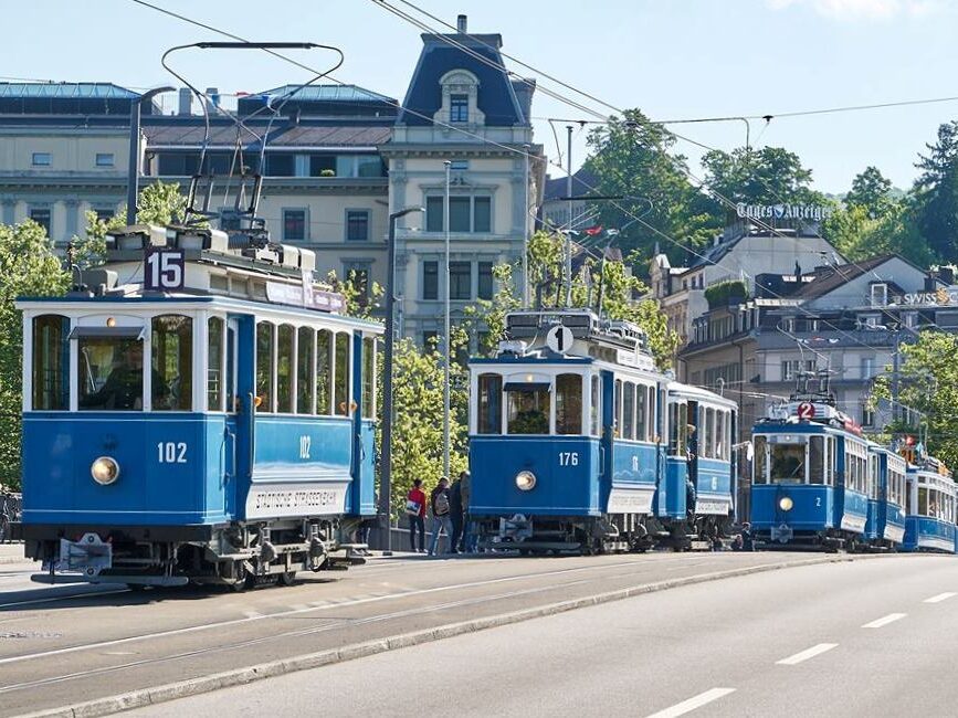 Tram Museum Zürich Museums-Trams