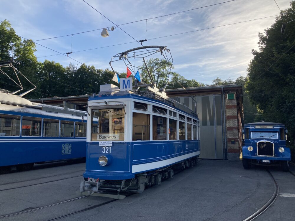 Tram Museum Zürich Betriebstage Tram und Bus